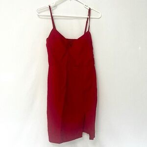 Blue life Red Mini Dress